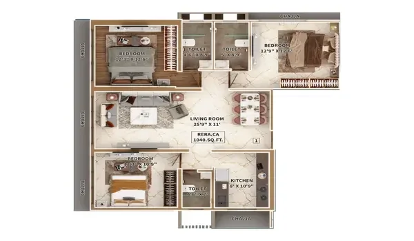 Featured Image of 4 Bhk Floor Plan Prestige Shangrila