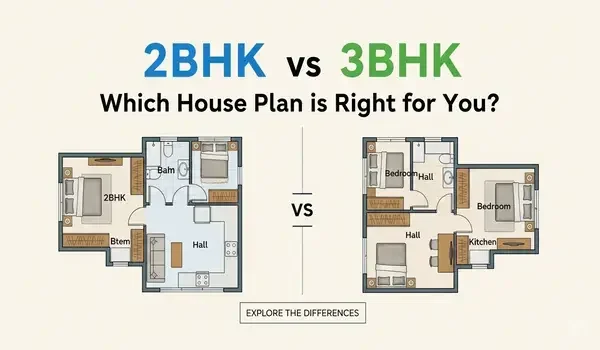 Featured Image of Floor Plan Guide 2 Bhk Vs 3 Bhk Which Layout Works Better For Hyderabad Families