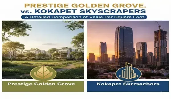 Featured Image of Prestige Golden Grove Vs Kokapet Narsingi Financial District Best Area To Buy In 2026